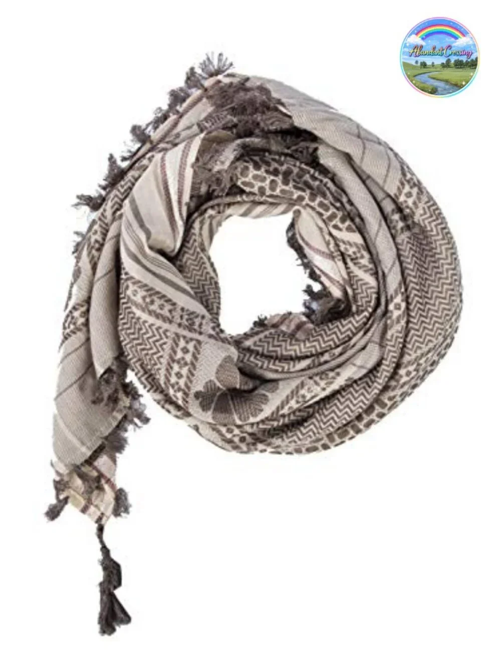 Cotton Shemagh Tactical Desert Wrap Keffiyeh Head Neck Scarf 49x49